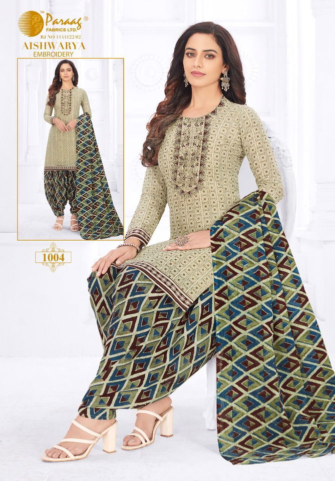 Paraag Aishwarya 1 Cotton Printed Regular Wear Ready Made Regular Wear Dress Collection